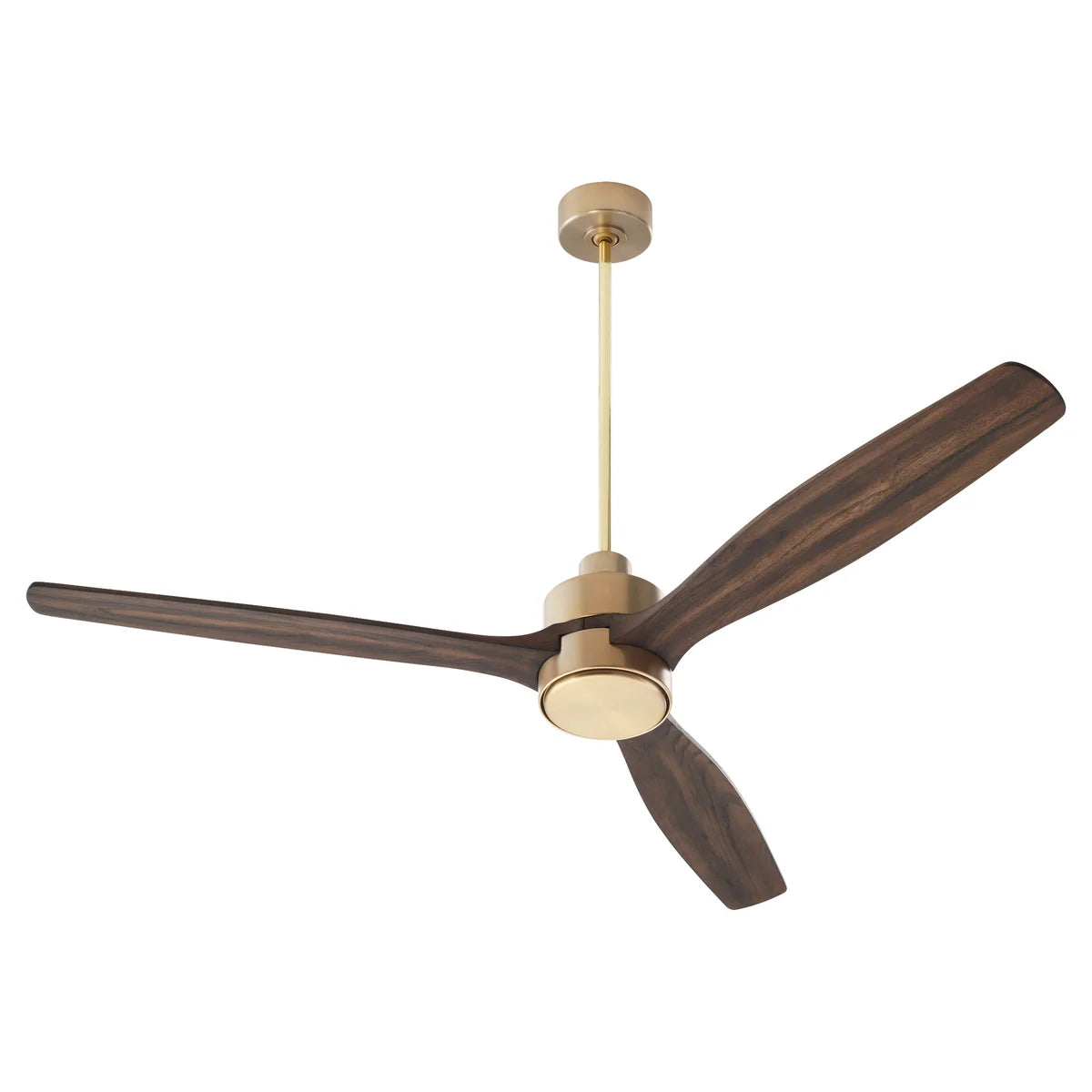 Quorum Reni 21653-80 65 Inch 3 Blade Indoor Smart Ceiling Fan - Aged Brass