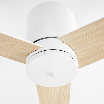 Quorum Banzai 22523-8 Ceiling Fan, UL Dry Rated, Studio White