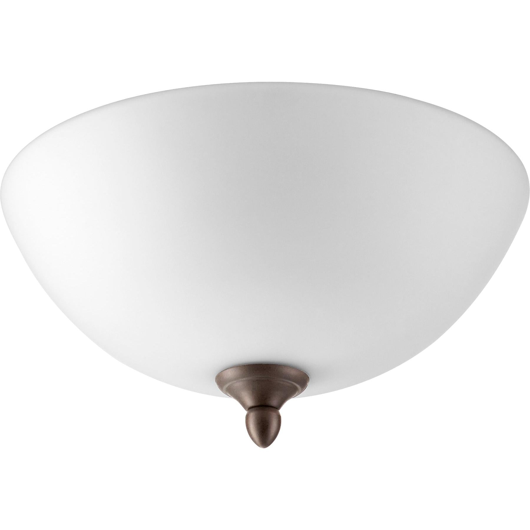 Quorum 2384-9186 Light Kit - Oiled Bronze W/ Satin Opal