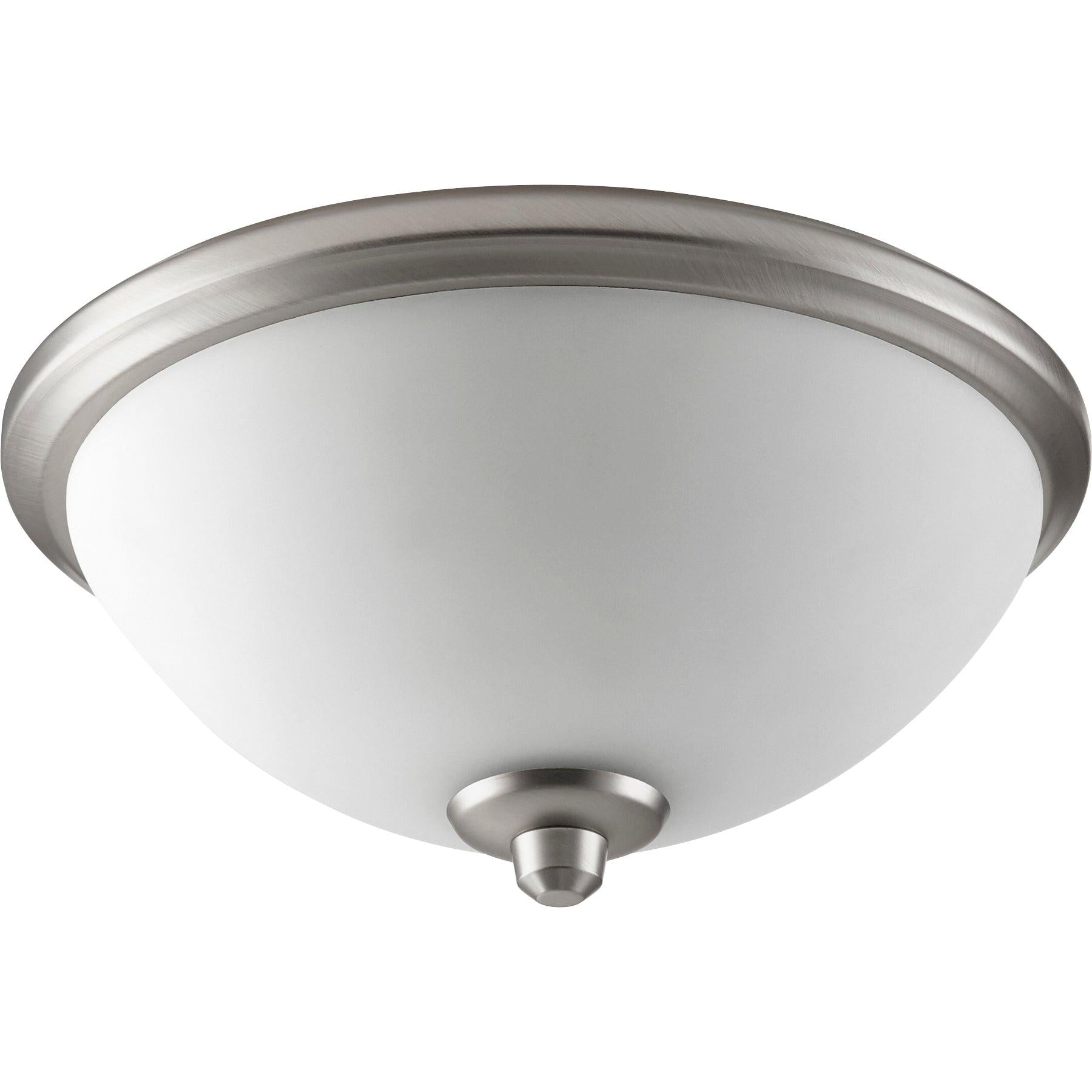 Quorum Alton 2389-9165 Light Kit - Satin Nickel W/ Satin Opal