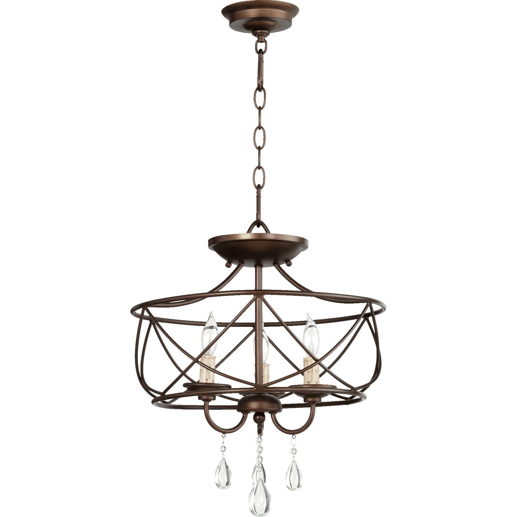 Quorum Cilia 2716-16-86 Dual Mount - Oiled Bronze
