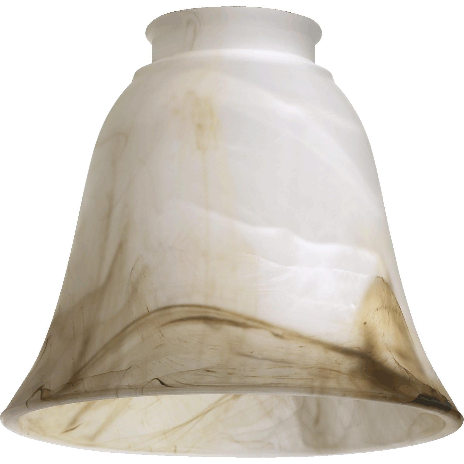 Quorum 2814 Glass - Faux Brown Alabaster