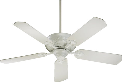 Quorum Chateaux 78525-8 Ceiling Fan - Studio White