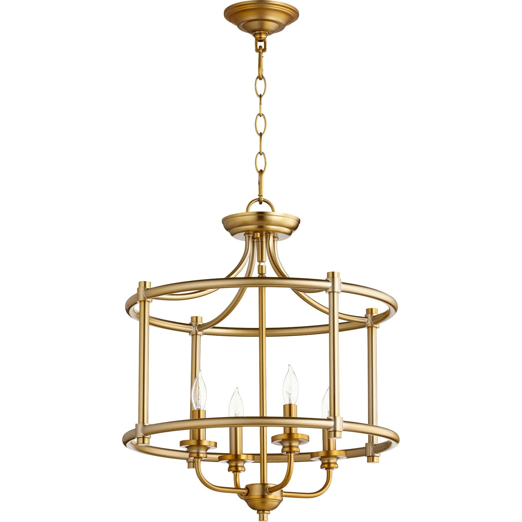 Quorum Rossington 2822-18-80 Dual Mount - Aged Brass