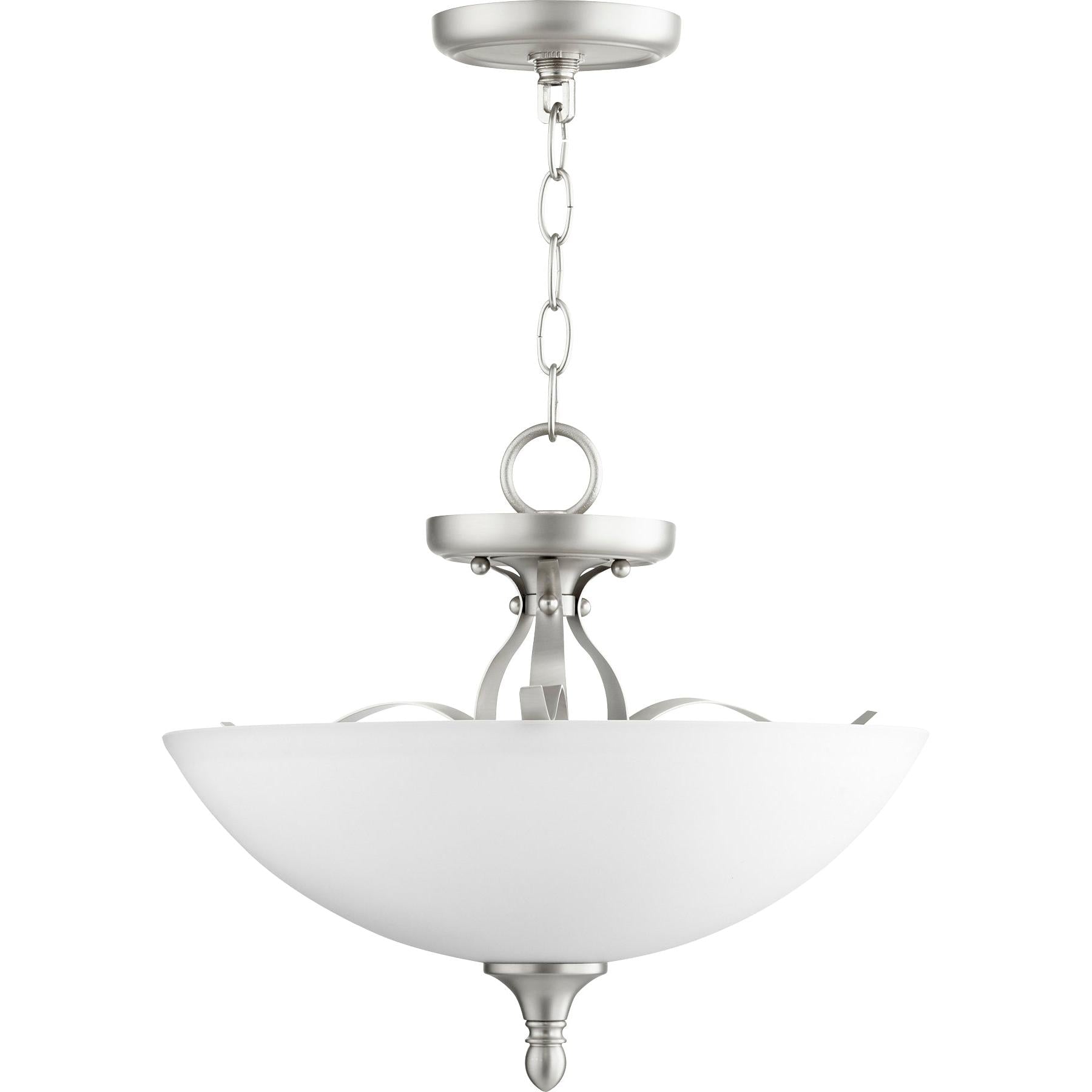 Quorum Jardin 2827-15-65 Dual Mount - Satin Nickel