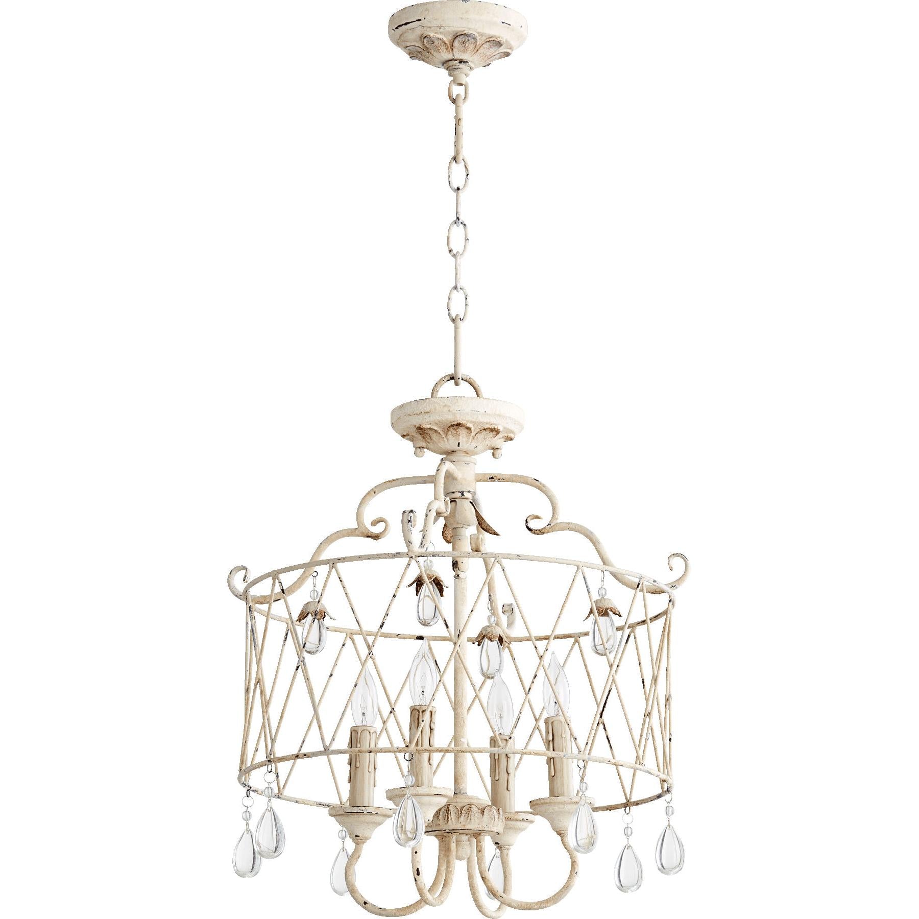 Quorum Venice 2844-4-70 Dual Mount - Persian White