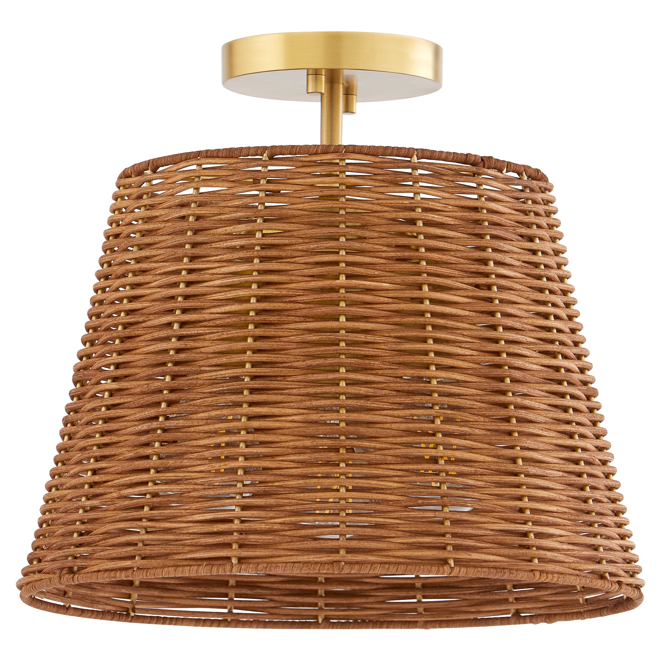 Quorum 2893-13-80 Ceiling Mount - Aged Brass