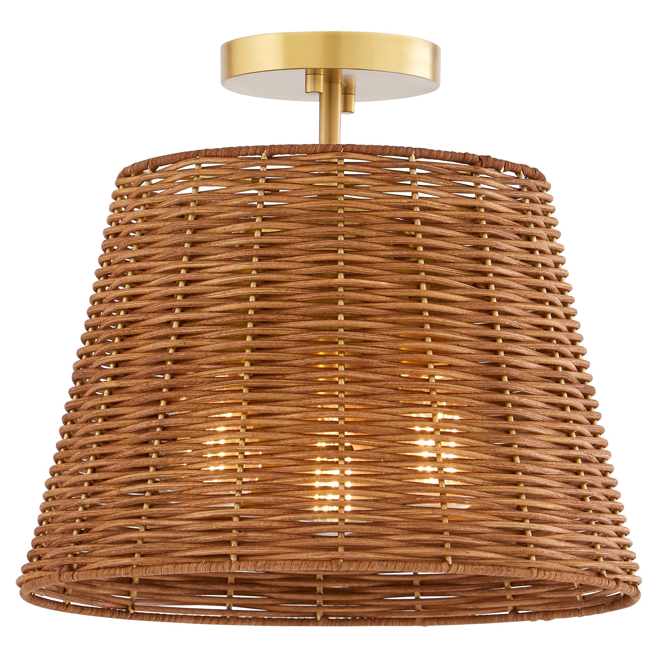 Quorum 2893-13-80 Ceiling Mount - Aged Brass