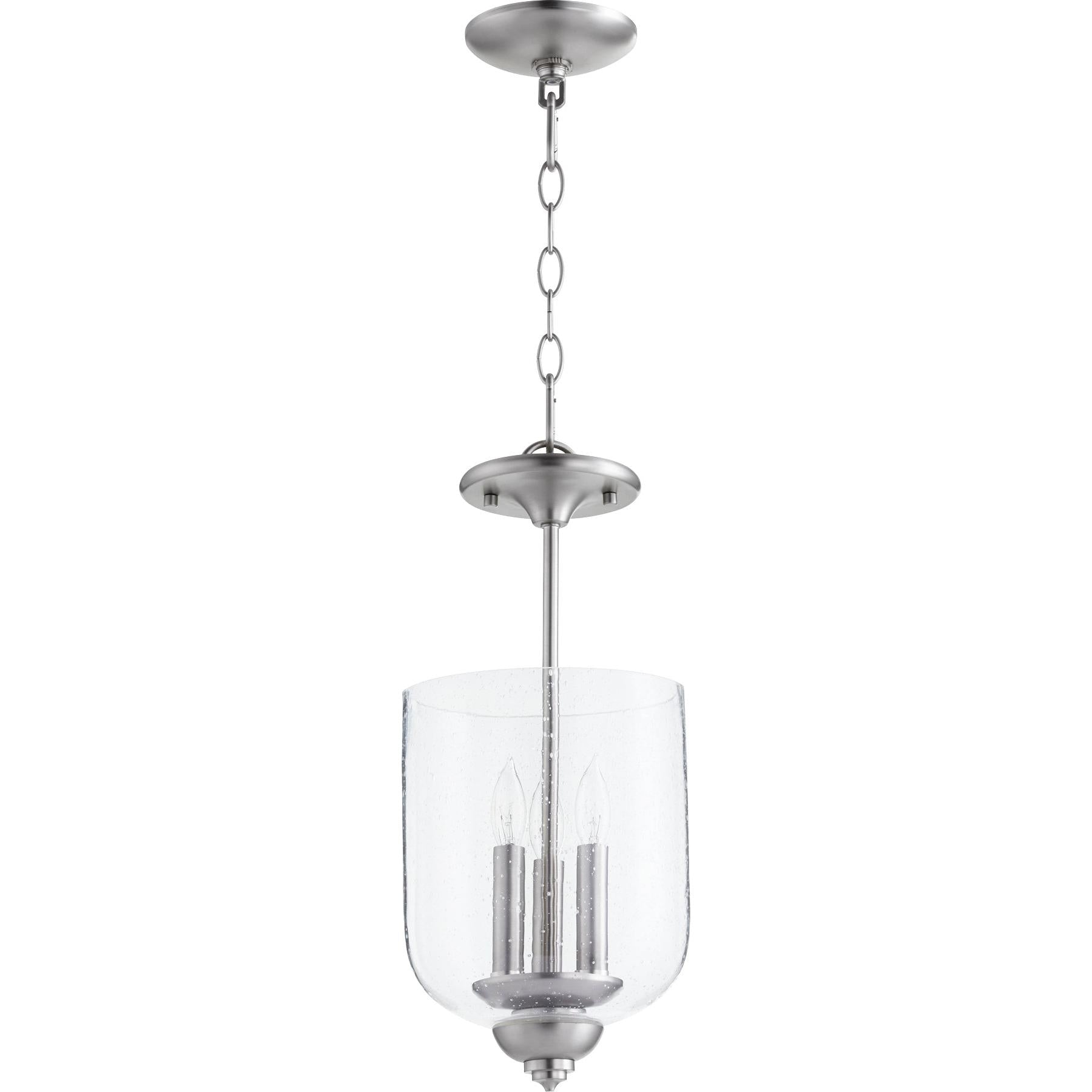 Quorum Richmond 2911-8-165 Dual Mount - Satin Nickel W/ Clear/seeded