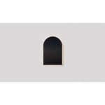 Oxygen Lighting AVIOR 3-0105-15 Arched Lighted Mirror 24 Inch x 36 Inch  - Black Frame