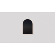 Oxygen Lighting AVIOR 3-0105-15 Arched Lighted Mirror 24 Inch x 36 Inch  - Black Frame
