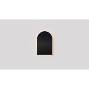 Oxygen Lighting AVIOR 3-0105-55 Arched Lighted Mirror 24 Inch x 36 Inch - Brushed Brass