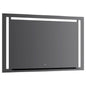 Oxygen SKYLIGHT 3-0301-15 LED Lighted Mirror 36x24 Inch - Black