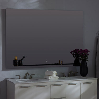 Oxygen Skylight 3-0305-15 Lighted LED Mirror with Shelf 60 Inch x 42 Inch