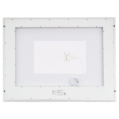 Oxygen Skylight 3-0302-15 Square Lighted LED Mirror with Shelf 36 Inch x 36 Inch