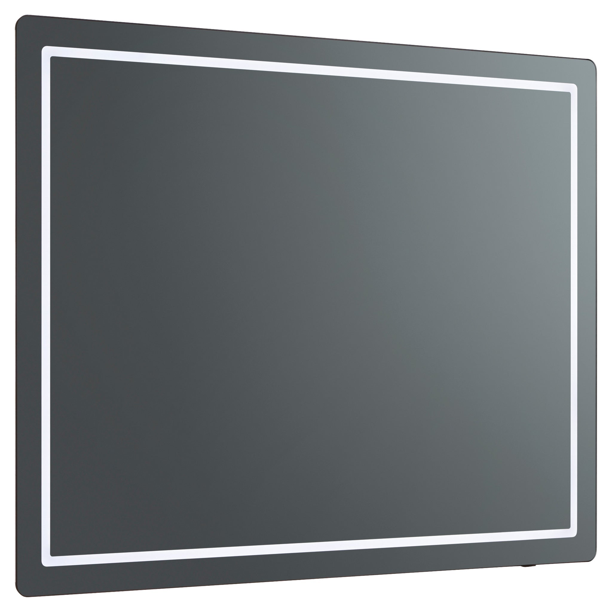 Oxygen Compact 3-0402-15 LED Lighted Mirror 36x36 Inch - Black