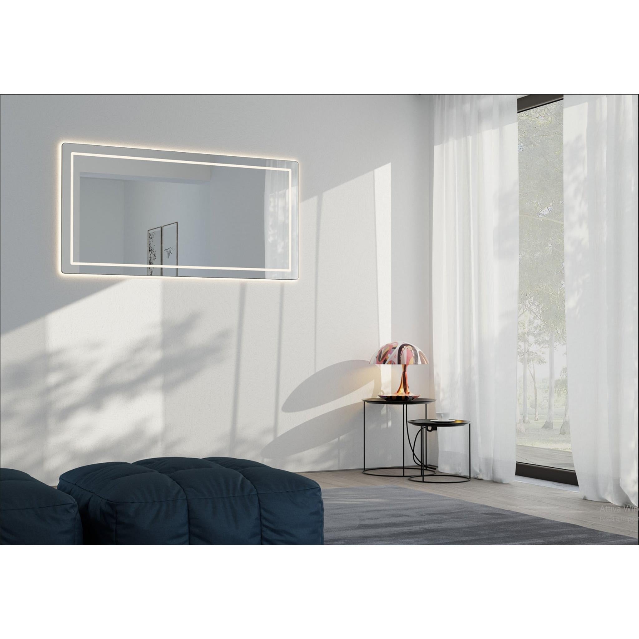 Oxygen Compact 3-0403-15 Lighted LED Mirror 48 Inch x 36 Inch
