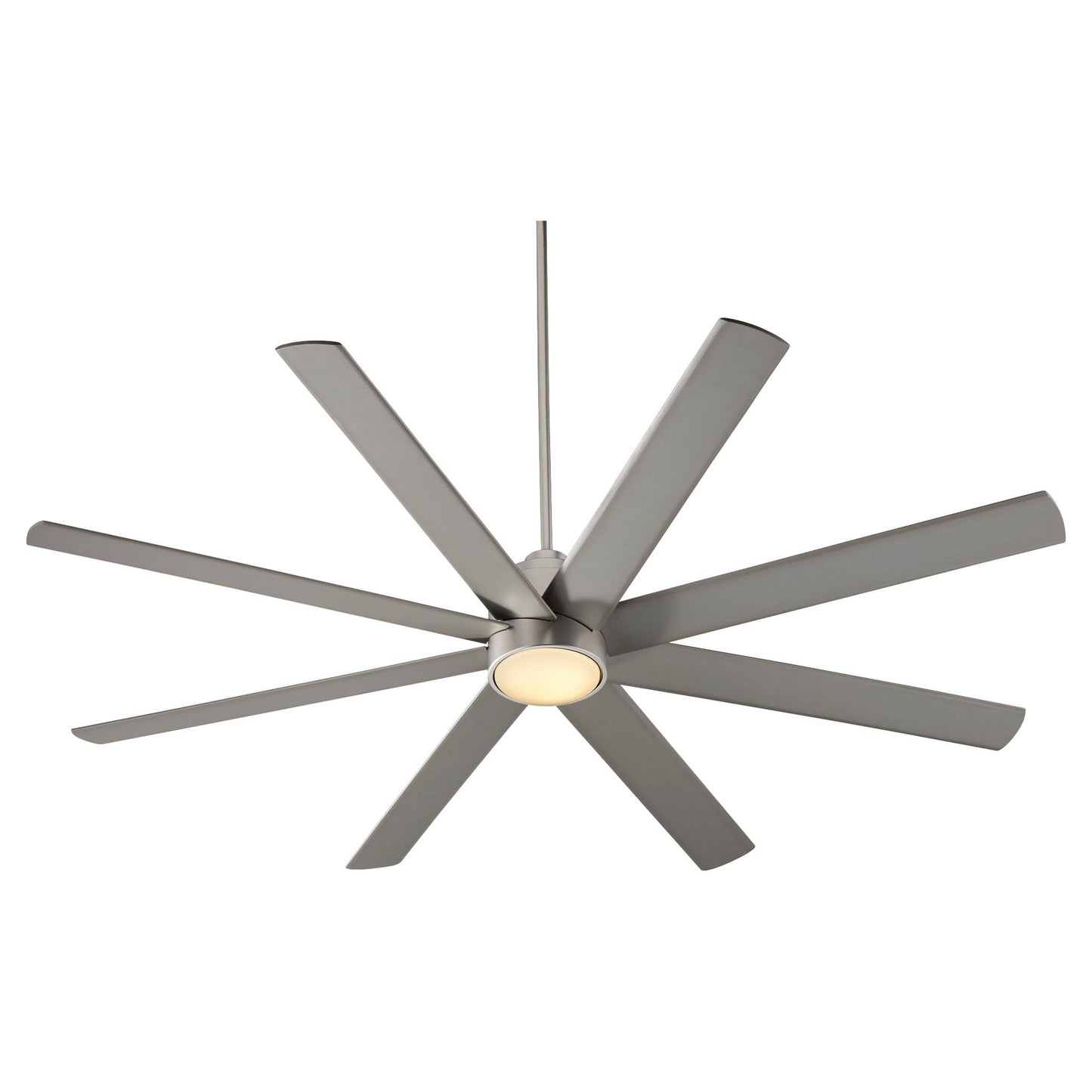 Oxygen COSMO 3-100-24 Large 70 Inch Ceiling Fan 6 Speed Reversible, Damp Rated - Satin Nickel