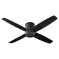 Oxygen 3-102-24 OSLO HUGGER 52 Inch Low Profile Ceiling Fan, Satin Nickel