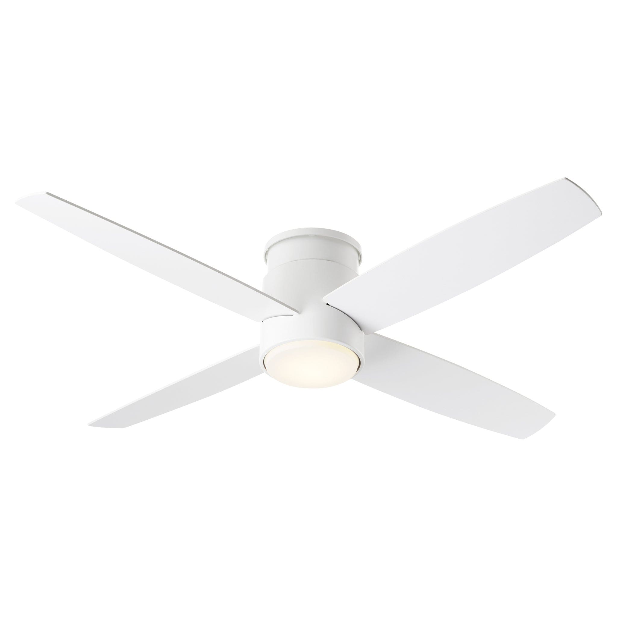 Oxygen 3-102-6 OSLO HUGGER 52 Inch Low Profile Ceiling Fan, White