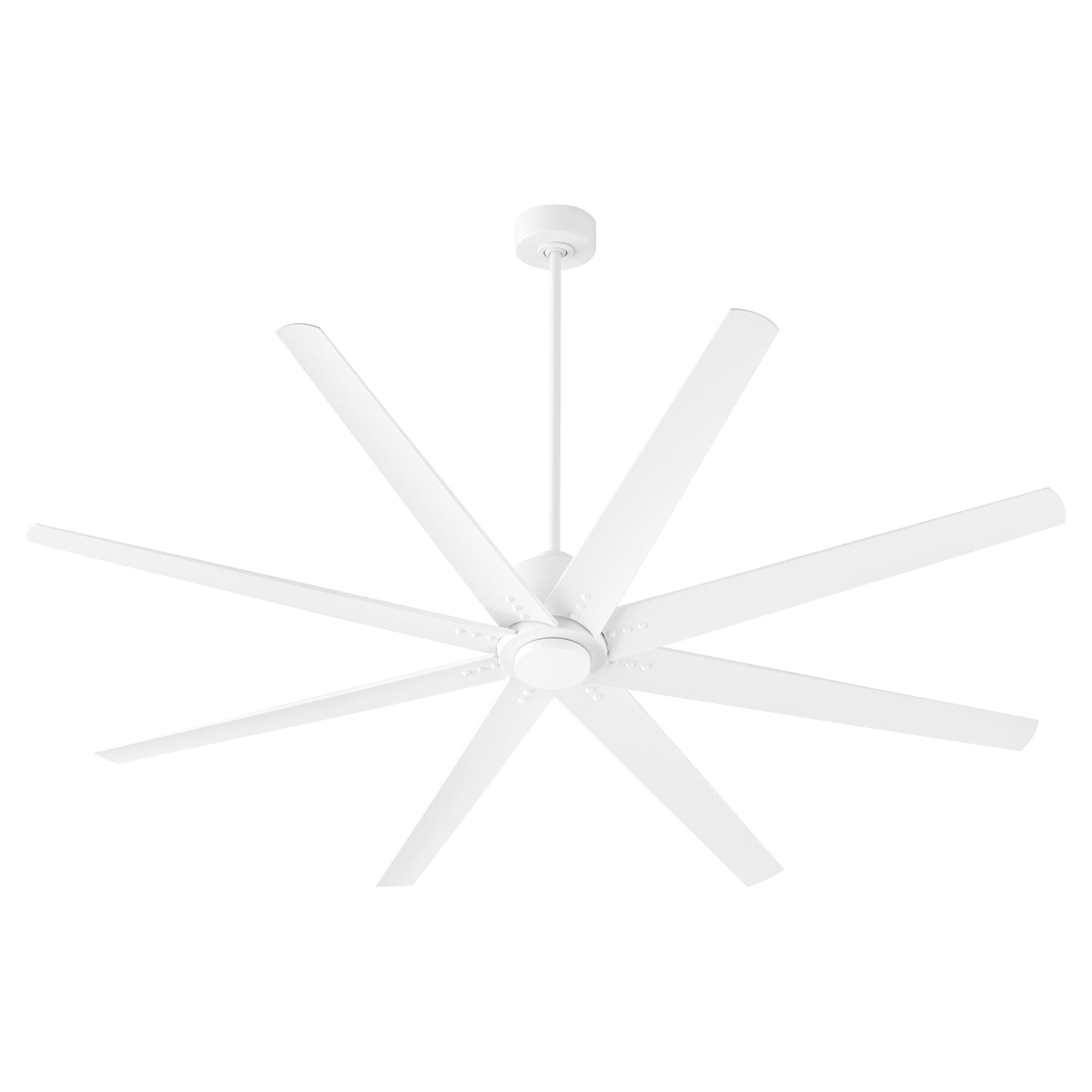 Oxygen FLEET Ceiling Fan 72 Inch Eight Blade Fan - 6 Speed Reversible with Remote and Optional LED Light Kit, Damp Rated