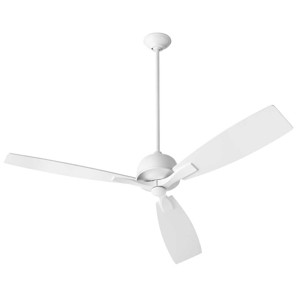 Oxygen Lighting JUNO 3-109-6 Ceiling Fan with 6 Speed Wall Control - White (Open Box Sale)