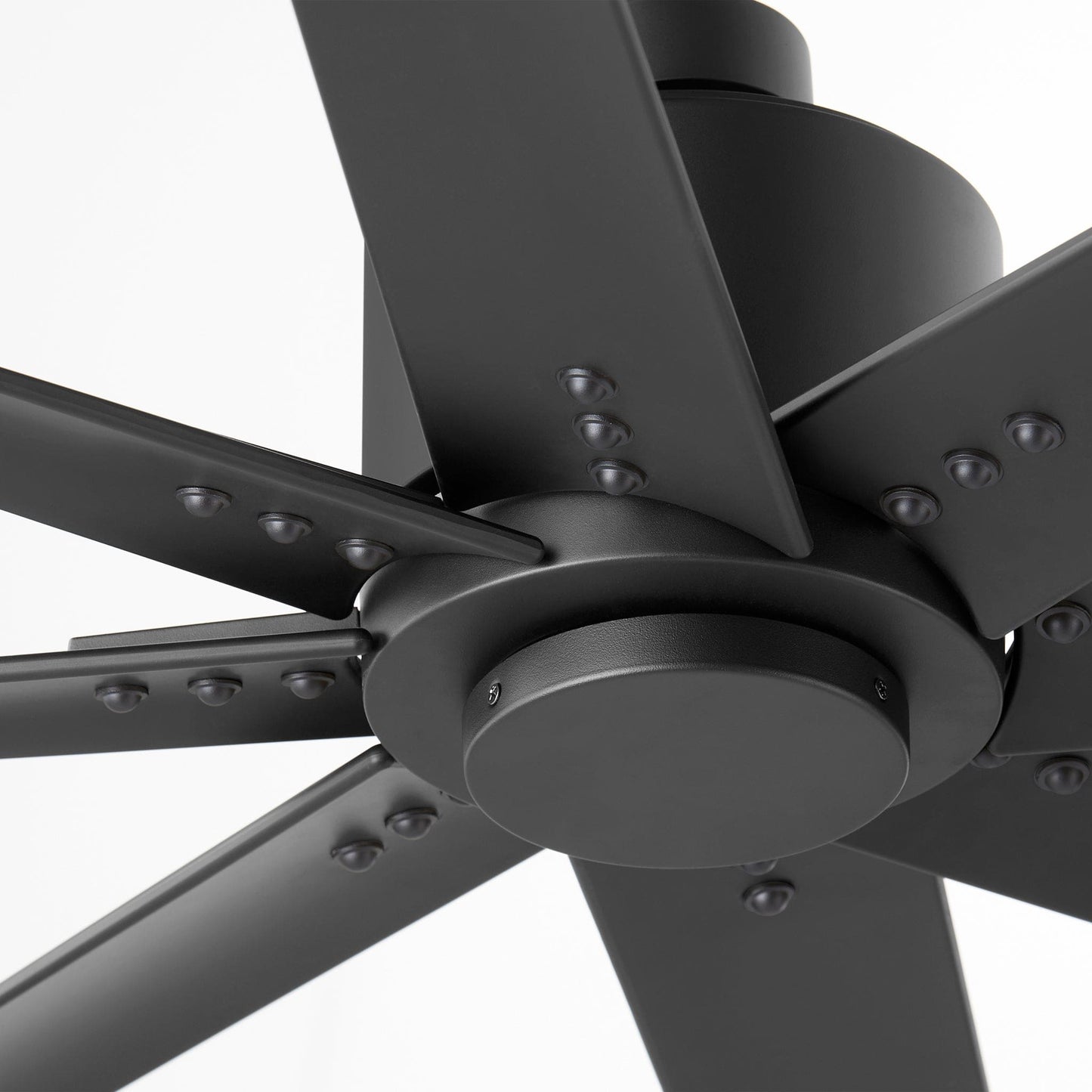 Oxygen FLEET 3-112-1515 Ceiling Fan with Remote 56 Inch Eight Blade Fan - Black on Black