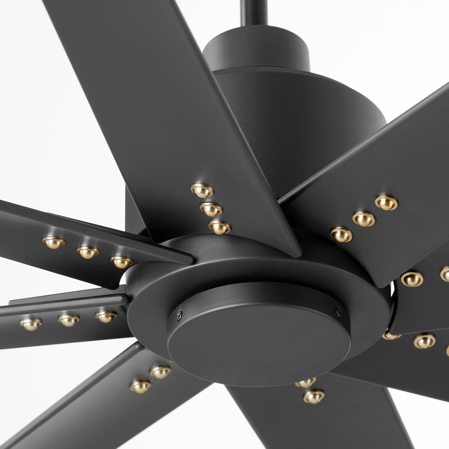 Oxygen FLEET 3-112-1515 Ceiling Fan with Remote 56 Inch Eight Blade Fan - Black on Black