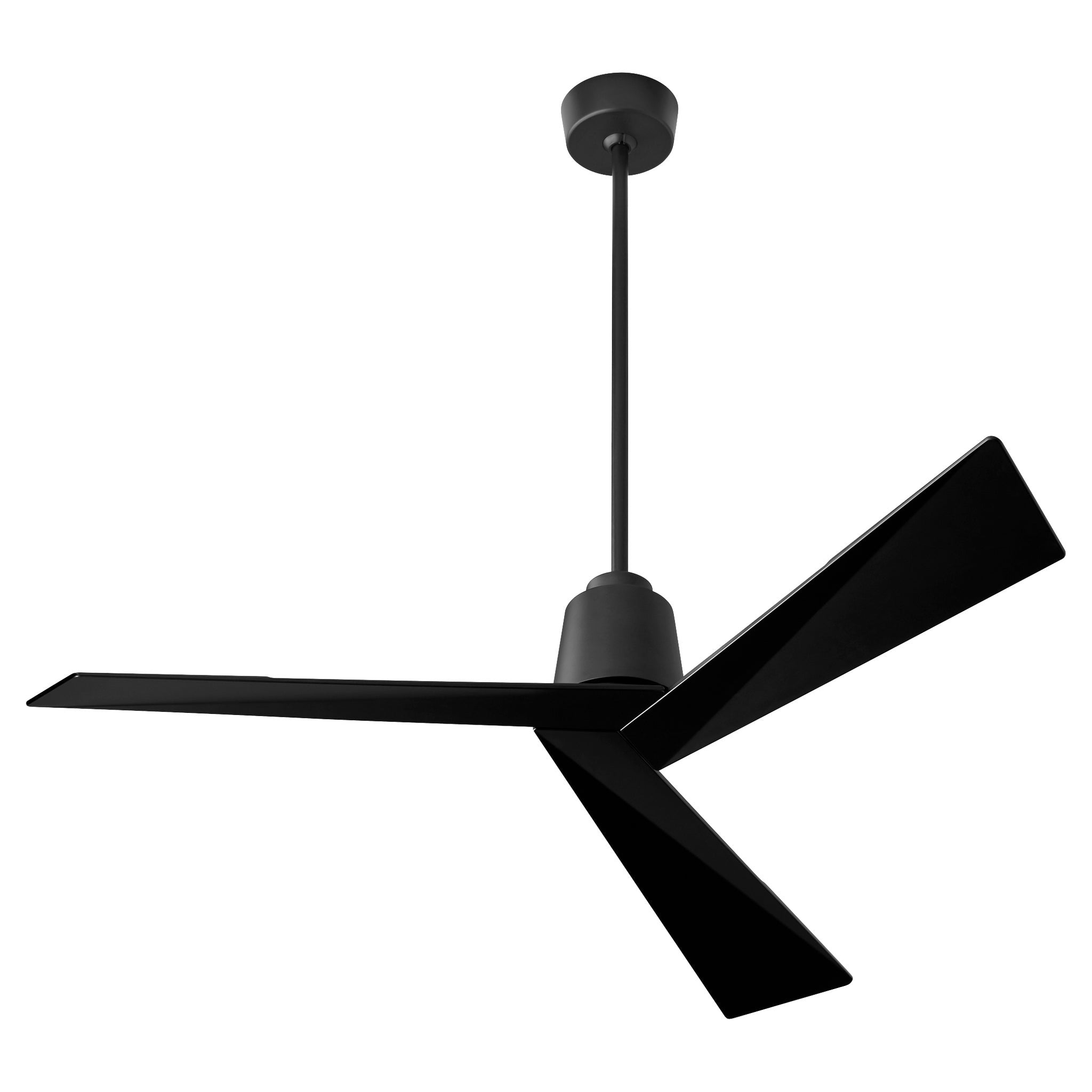 Oxygen Dynamo 3-113-15 Modern Ceiling Fan 54 Inch Damp Rated - Black