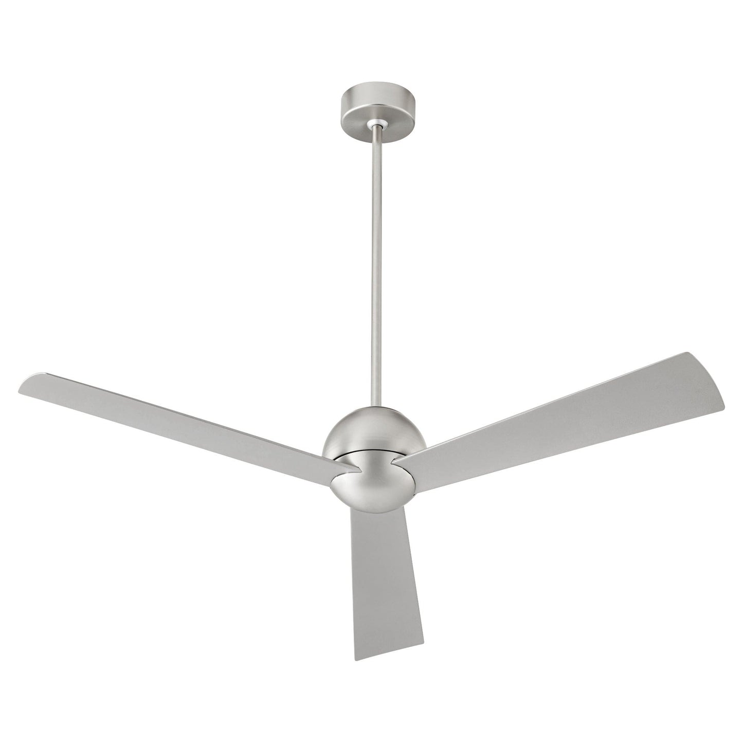 Oxygen Rondure 3-114-24 Ceiling Fan 54 Inch No Light with Wall Control Modern  - Satin Nickel