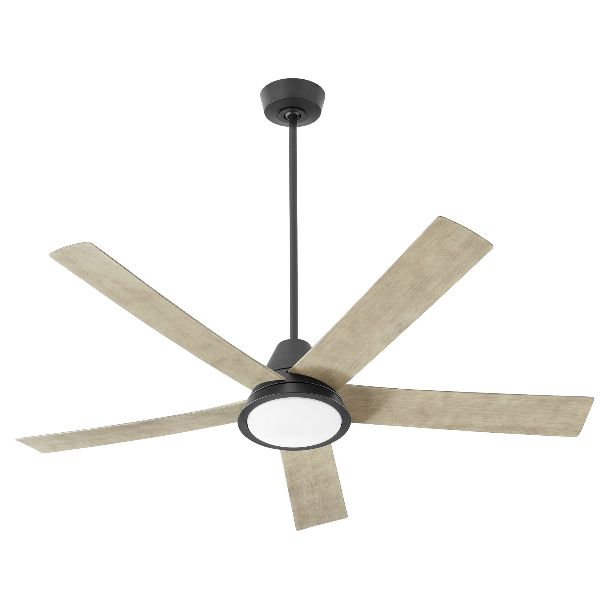 Oxygen TEMPLE 56 Inch Ceiling Fan with LED Light, Wet Rated, 6 Speeds Reversible with Wall Control