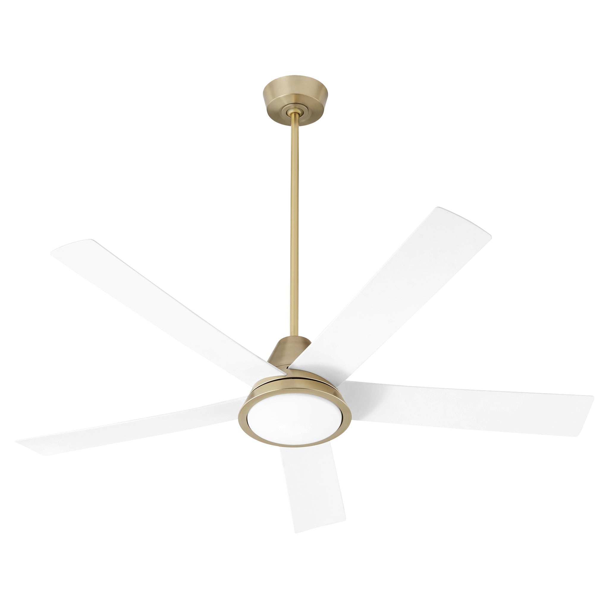 Oxygen TEMPLE 56 Inch Ceiling Fan with LED Light, Wet Rated, 6 Speeds Reversible with Wall Control