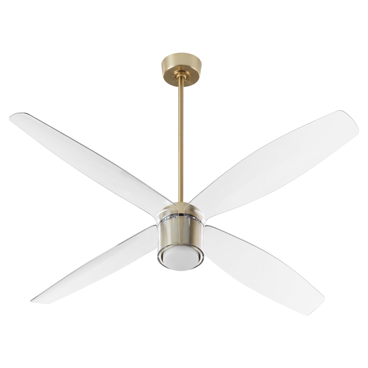 Oxygen Samaran 3-116-40 Smart Ceiling Fan 60 inch No Light with Wall Control - Aged Brass