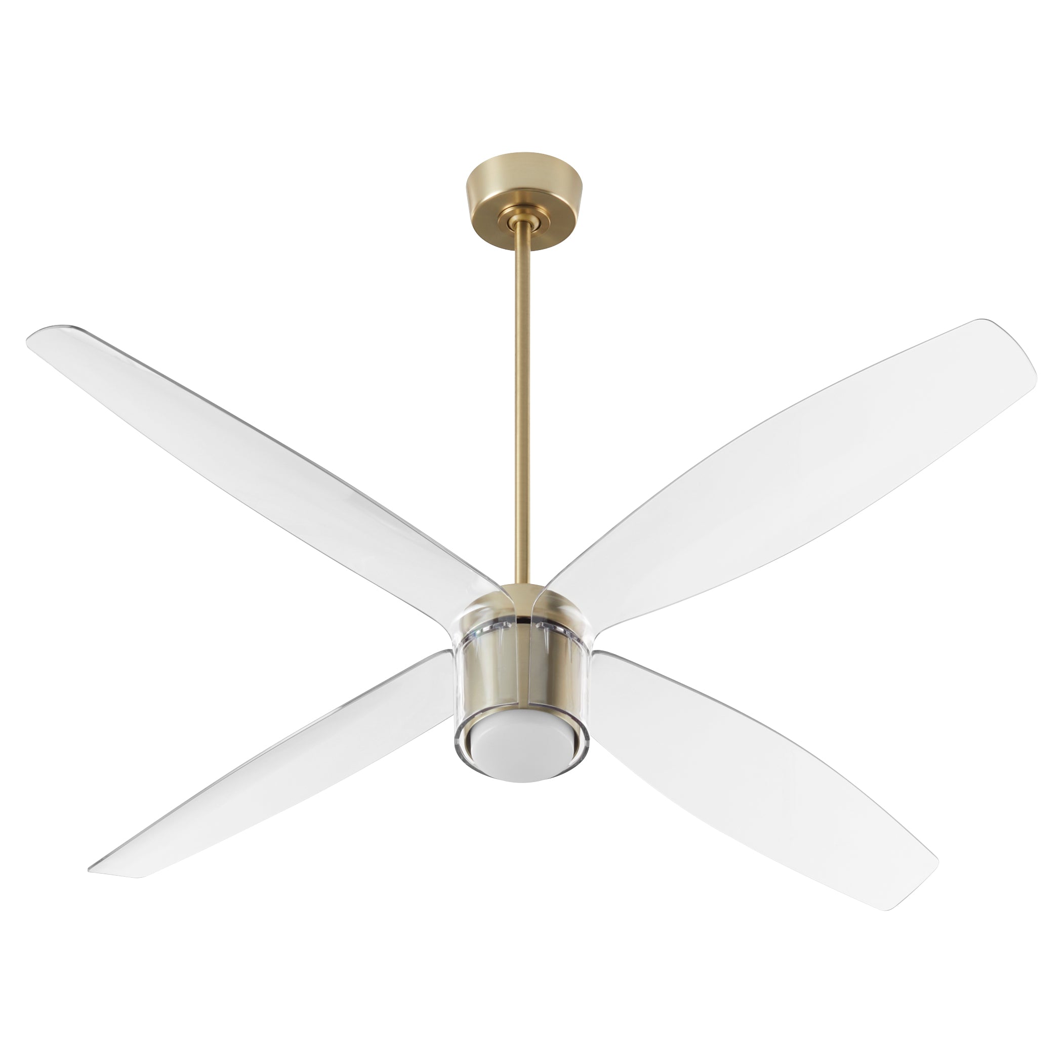 Oxygen Samaran 3-116-40 Smart Ceiling Fan 60 inch No Light with Wall Control - Aged Brass