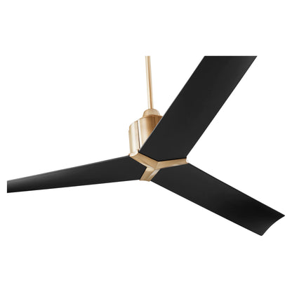 Oxygen Strato 3-117-415 Smart Ceiling Fan 60 Inch No Light with Wall Control - Aged Brass