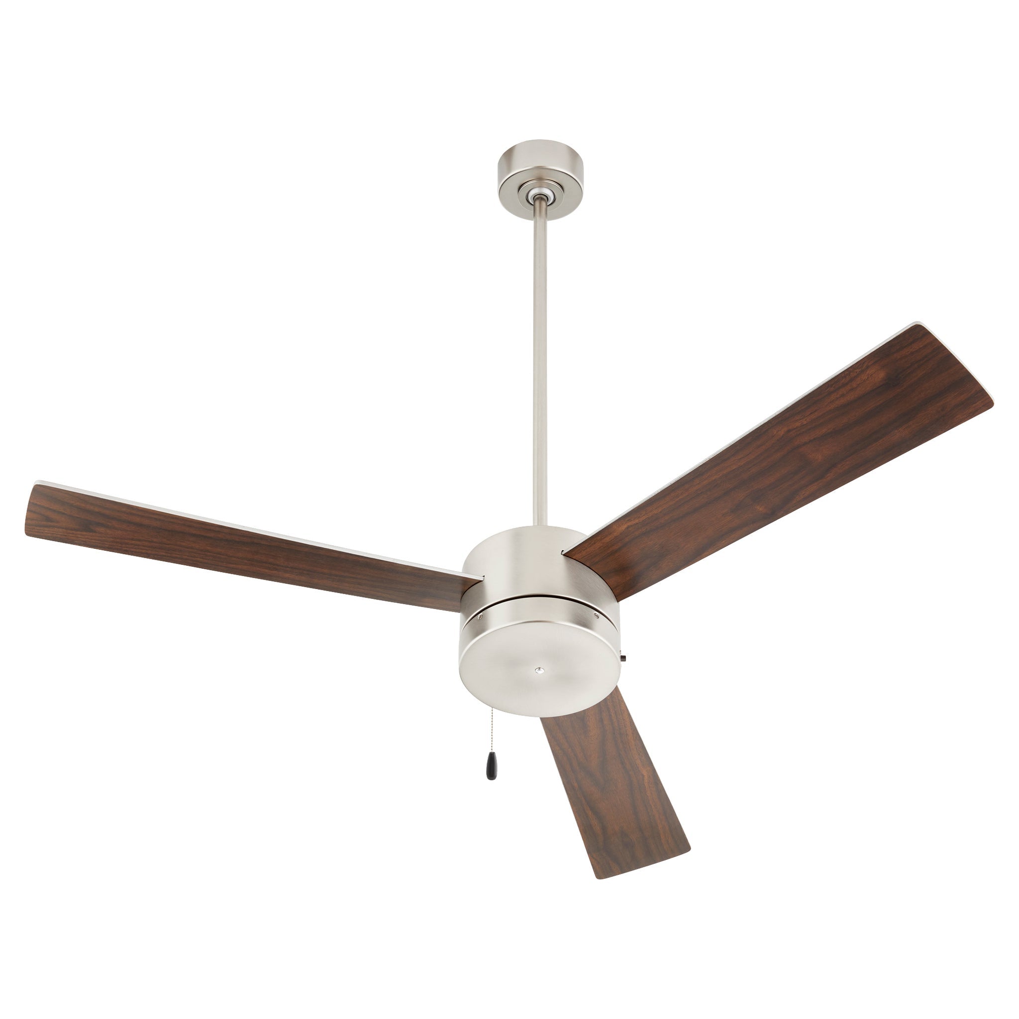 Oxygen ALLEGRO 3-119-6 52 Inch Pull Chain Ceiling Fan - 3 Speed Reversible - LED Light Optional - White with duo-toned blades of White/Weathered Grey