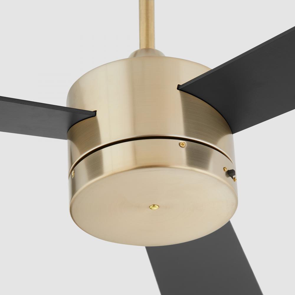 Oxygen Lighting ALLEGRO 3-119-40 Fan - Aged Brass