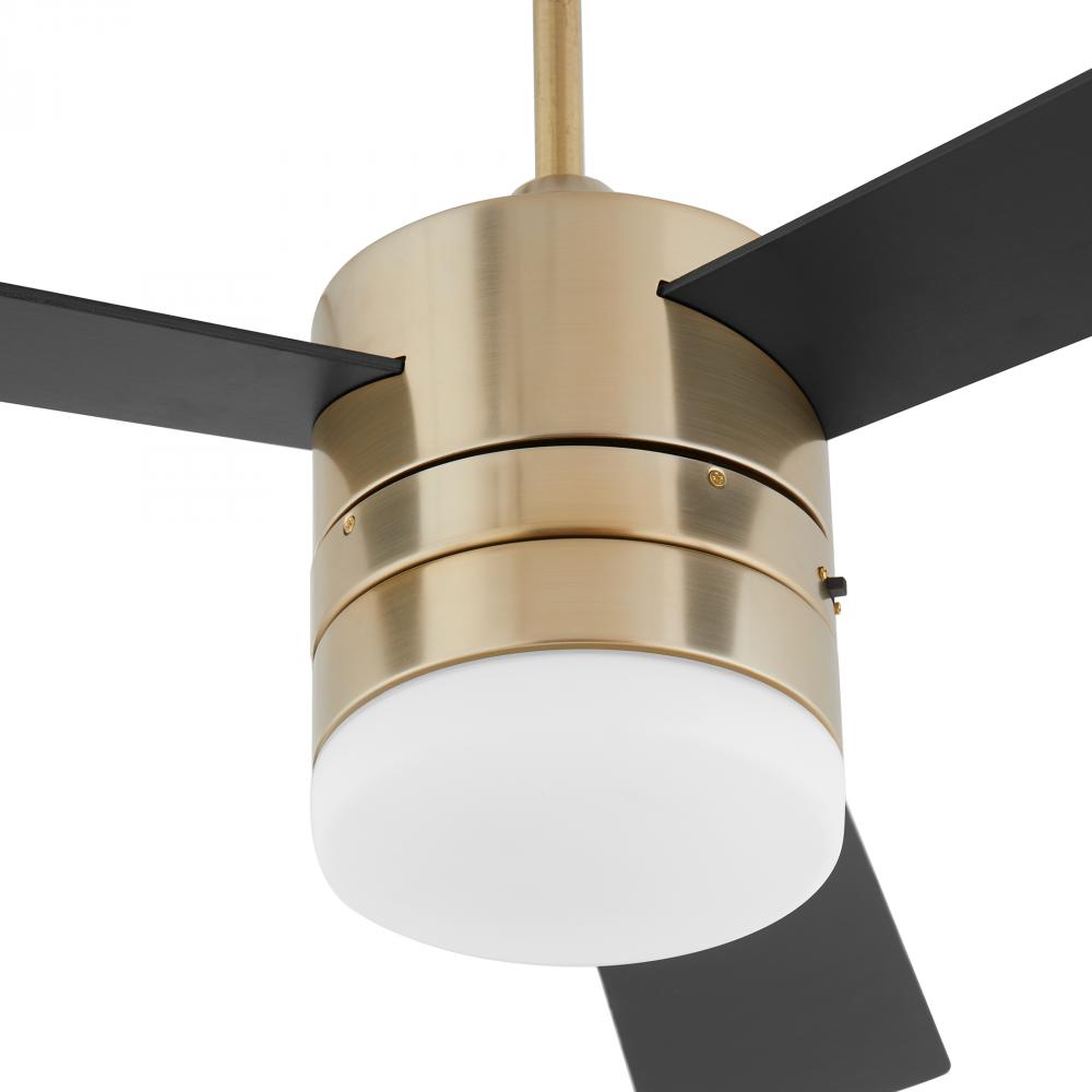 Oxygen Lighting ALLEGRO 3-119-40 Fan - Aged Brass