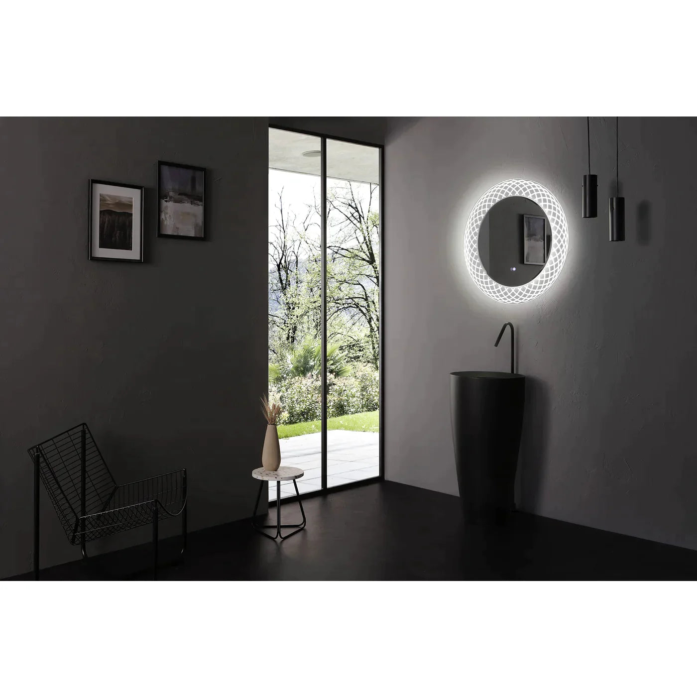 Oxygen PERLA 3-1202-0 Round Lighted CCT Selectable LED Mirror 36 Inch