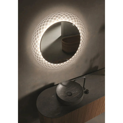 Oxygen PERLA 3-1202-0 Round Lighted CCT Selectable LED Mirror 36 Inch