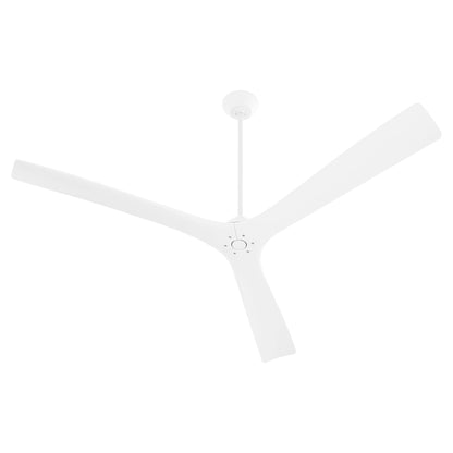 Oxygen MECCA Smart Ceiling Fan 6 Speed Reversible Indoor / Outdoor Damp Rated, 64 Inch, with Wall Control