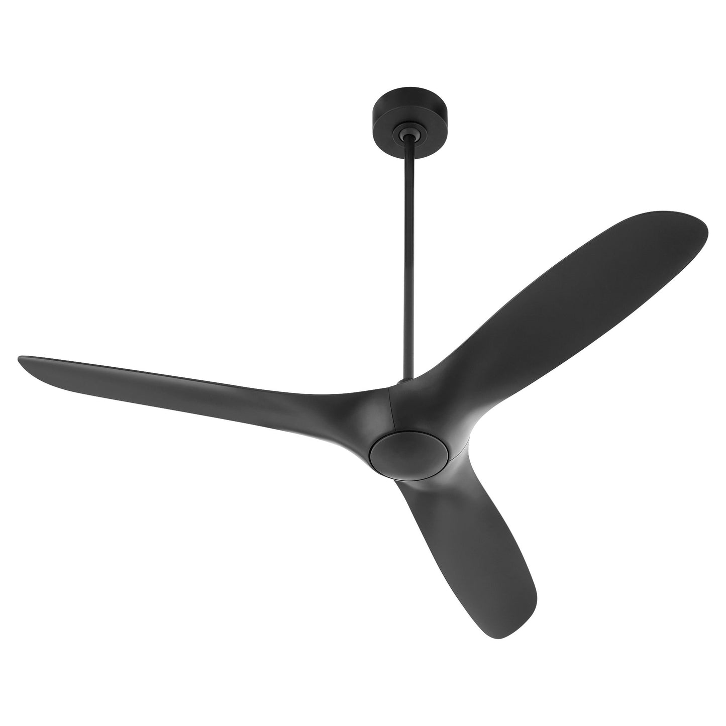 Oxygen PROVINCE 3-122-1540 Smart Ceiling Fan 56 Inch with Wall Control - Aged Brass with Black fan blades