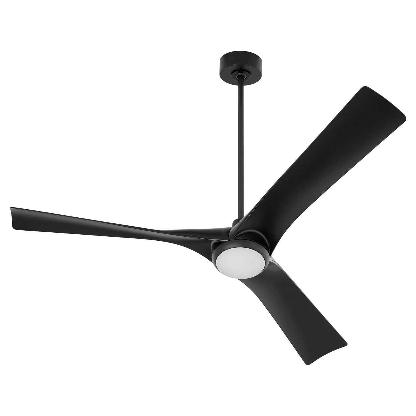 Oxygen Ridley 3-123-15 Smart Ceiling Fan 58 Inch No Light with Wall Control - Black