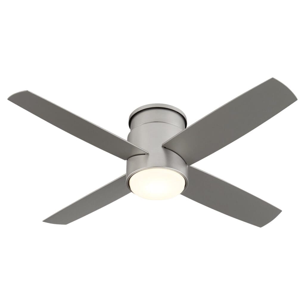 Oxygen OSLO Hugger Small Ceiling Fan 44 Inch - Black 3-128-15, Satin Nickel 3-128-24, White 3-128-6