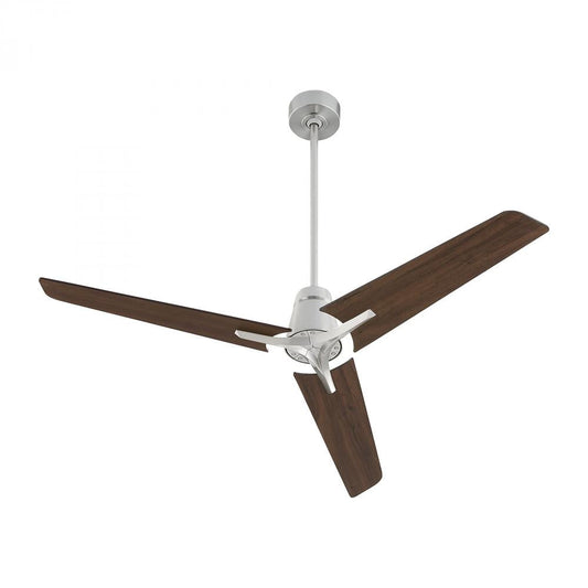 Oxygen Lighting HALCYON 3-131-24 Designer Ceiling Fan 56 Inch Indoor, Wall/Remote Control (Included) - Satin Nickel