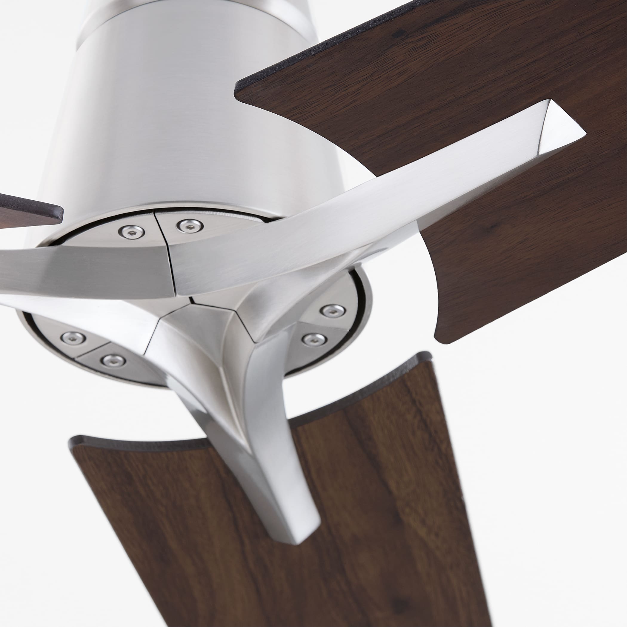Oxygen Lighting HALCYON 3-131-24 Designer Ceiling Fan 56 Inch Indoor, Wall/Remote Control (Included) - Satin Nickel
