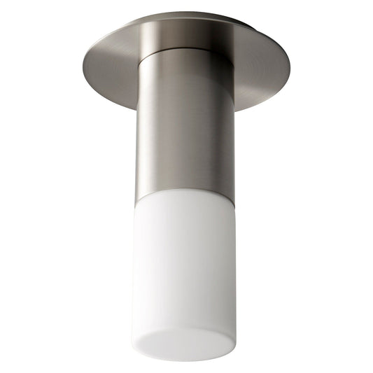 Oxygen Lighting 3-309-40 Ceiling Mount Light Fixture, UL Damp Rated, Satin Nickel
