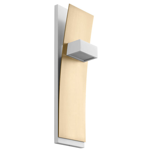 Oxygen Lighting 3-400-35 Sconce, UL Damp Rated, Weathered Oak