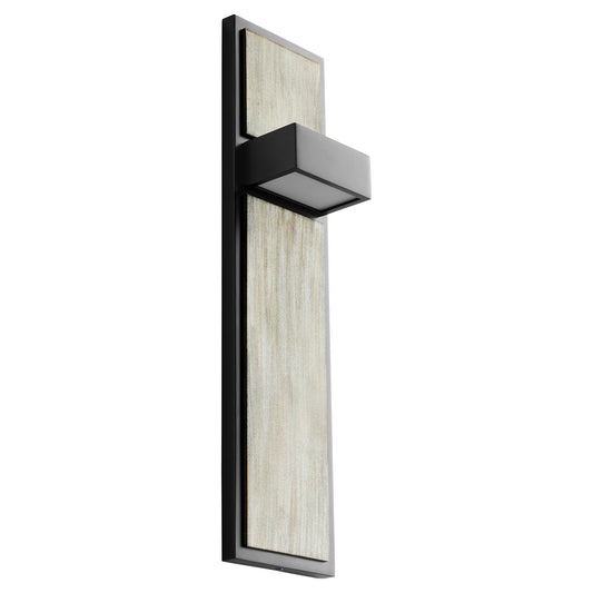 Oxygen Guapo 3-401-1541 Sconces - Black W/ Weathered Oak