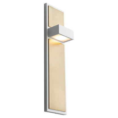 Oxygen Lighting 3-401-40 Sconce, UL Damp Rated, Aged Brass